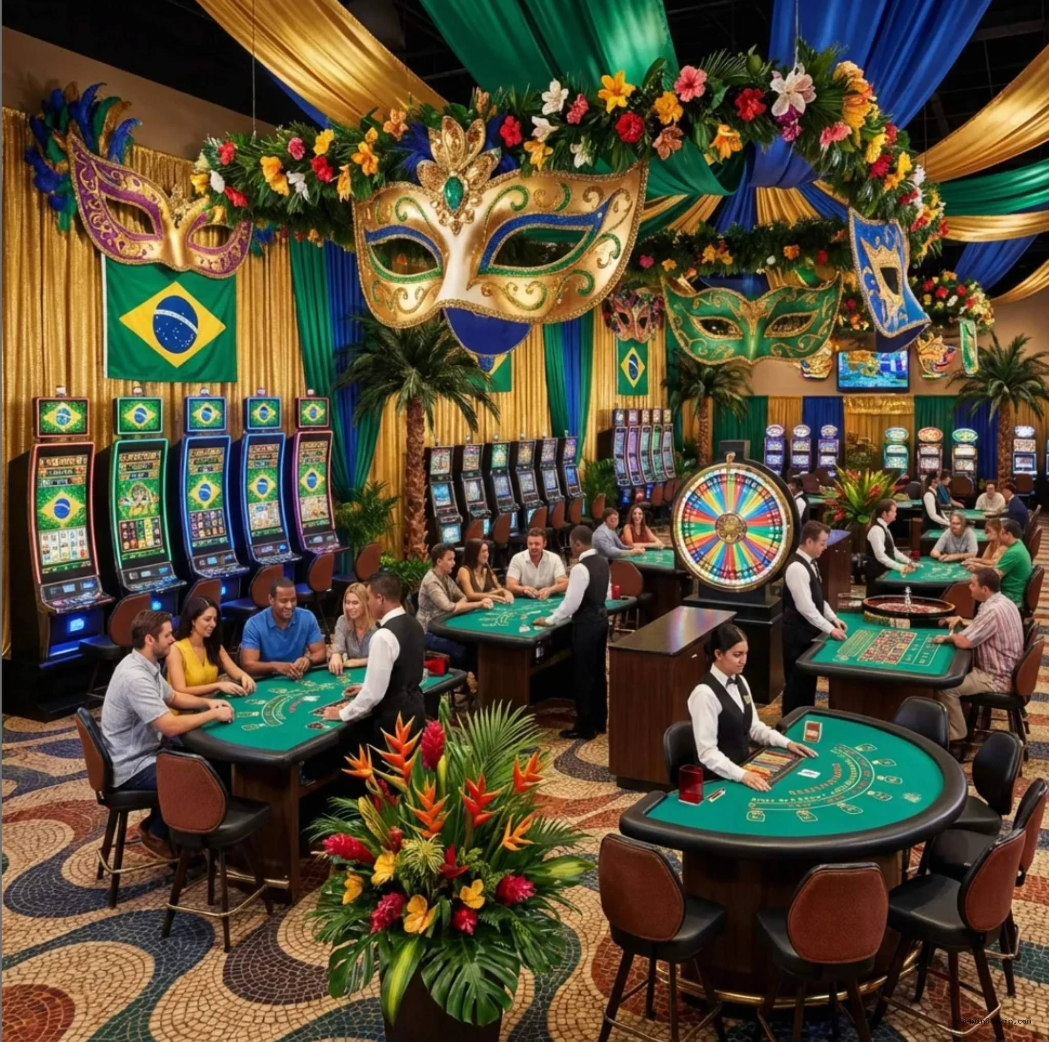 Cassino ao vivo da 684Win com dealers reais